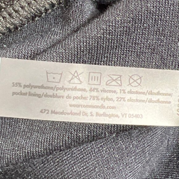 COMMANDO Faux Leather Joggers Black Sz S NWOT - Picture 6 of 6